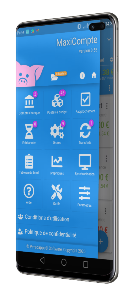 Application Mobile Maxicompte Budget Familial Contr Le Des D Penses